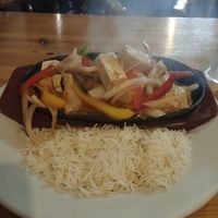 Sweet chilli sizzling tofu. at The Dolphin Tavern in Penzance
