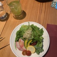 Salad, regular tasting, not expensive tasting at AIN SOPH.Ginza in Tokyo