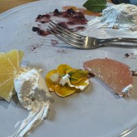 Sorry I got so excited I forgot to take a before picture of the pancakes!!!  at AIN SOPH.Ginza in Tokyo