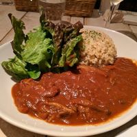 Mushrooms and rice. at AIN SOPH.Ginza in Tokyo