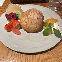 I’d say they’re more like fry cakes than pancakes    at AIN SOPH.Ginza in Tokyo