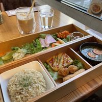 The bento was to die for. I also got a latte and it was so fresh and delicious    at AIN SOPH.Ginza in Tokyo
