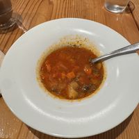 Tomato soup   at AIN SOPH.Ginza in Tokyo