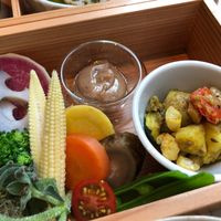 potato and chickpeas curry at AIN SOPH.Ginza in Tokyo