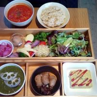 Bento box at AIN SOPH.Ginza in Tokyo