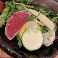 Salad from dinner set at AIN SOPH.Ginza in Tokyo