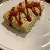 Tofu omelette at AIN SOPH.Ginza in Tokyo