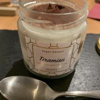 Vegan tiramisu  at AIN SOPH.Ginza in Tokyo