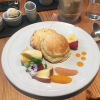 Vegan pancakes  at AIN SOPH.Ginza in Tokyo