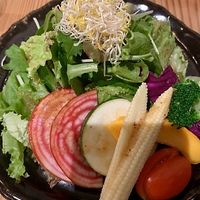 Starter salad with the 5-course menu at AIN SOPH.Ginza in Tokyo