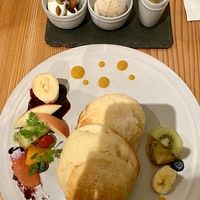 Fluffy pancakes!!! at AIN SOPH.Ginza in Tokyo