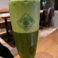 Matcha beer  at AIN SOPH.Ginza in Tokyo