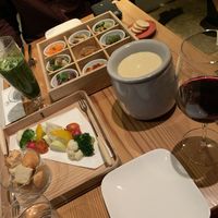 Fondue and box  at AIN SOPH.Ginza in Tokyo