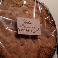 Torta bresciana/sbrisolona Vegan #Veganuary at Pasticceria Caffetteria Garzoni in Brescia
