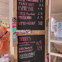 Menü at Cafe Hinterzimmer in Freiburg