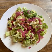 Cauliflower quinoa salad  at Malone's Taphouse in Vancouver