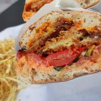 Red dwich at Plan D - DWICH & Glace in Paris