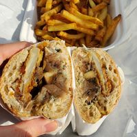 There were leeks I'm pretty sure - very French lol at Plan D - DWICH & Glace in Paris