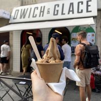 Paris-Brest themed sundae !  at Plan D - DWICH & Glace in Paris