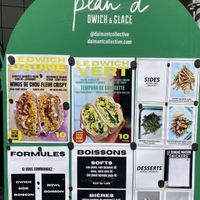 Menu  at Plan D - DWICH & Glace in Paris