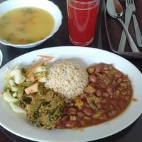 Lunch of the day, November 2018 at El Enebro in Pereira