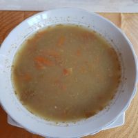 Sopa de Guineo at El Enebro in Pereira