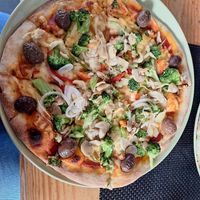 30cm Vegan Pizza at Dolce Vita in Ohrid