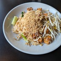 Pad thai with tofu at Bee's Thai Cuisine in Providence