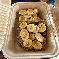 Banana peanut butter toast   at Shine On Juicery in Kill Devil Hills