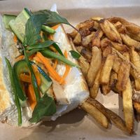 Tofu bahn mi special  at Grid City Beer Works in Salt Lake City