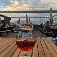 Drink with a view at Grid City Beer Works in Salt Lake City