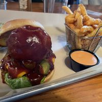 Vegan BBQ Burger  at Grid City Beer Works in Salt Lake City
