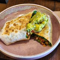 Breakfast Burrito at Dancing Goat in Mudgee