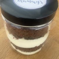 Slated caramel cake jar  at Munchie Mummy's in Bolton