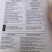 German menu at Salt & Pepper in Medulin