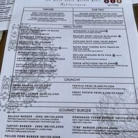 Menu  at Salt & Pepper in Medulin