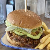 Vegan burger the best ever!   at Salt & Pepper in Medulin