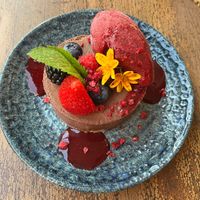 Chocolate cake  at Salt & Pepper in Medulin