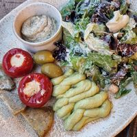 Vegan Meze (very nice) at Salt & Pepper in Medulin