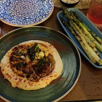 Cauliflower steak and Asparagus at Salt & Pepper in Medulin