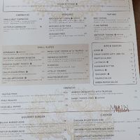 Menu at Salt & Pepper in Medulin