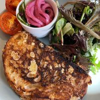Vegan cheese toast or  at Kinder Kitchen in South East London