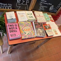 Vegan books!  at Kinder Kitchen in South East London