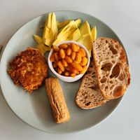 Full English at Kinder Kitchen in South East London