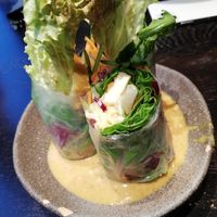 Sommerrollen in Erdnuss-Bananensoße at Citta in Hamburg