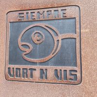 on the wall Siempre Vort n Vis at ART Vortn Vis  in Ieper