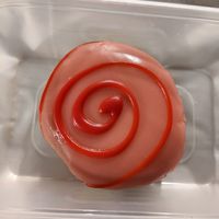 Strawberry swirl 🍥🍓 at Dunkin' - Nieuwstraat in Brussels