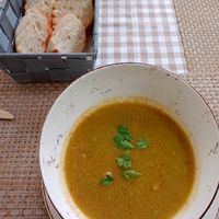 Vegetable soup at Rivijera in Budva