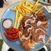 Plant based Greek Gyros   at Nissi Beach Cafe in Kos