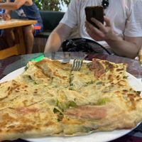 gözleme with veggies   at Gozlemeci Sema in Fethiye